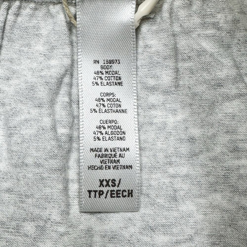Skims Boyfriend Loose Boxer in Light Heather Grey XXS “Measurements Included” - Picture 3 of 5